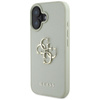 Guess Grained Big 4G Logo Small Classic Logo - Etui do iPhone 16 (zielony) (GUHCP16SPGT4MBN)