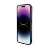 Karl Lagerfeld Gripstand Saffiano Karl & Choupette Pins - Etui iPhone 14 Pro (czarny) (KLHCP14LGSAKCPK)
