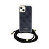 Guess Crossbody Cord 4G Print - Etui iPhone 15 (czarny) (GUHCP15SHC4SEK)