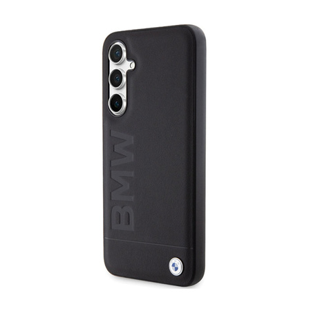 BMW Leather Hot Stamp - Etui Samsung Galaxy S23 FE (czarny) (BMHCS23FESLLBK)