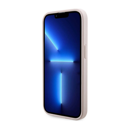 Guess GCube Stripes MagSafe - Etui iPhone 14 Pro (Różowy) (GUHMP14LHGCFSEP)