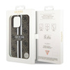 Guess 4G Printed Stripes MagSafe - Etui iPhone 13 Pro Max (Brązowy) (GUHMP13XP4RPSW)