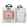 Karl Lagerfeld Karl Head Glitter - Etui Airpods Pro (różowy) (KLAPUKHGP)