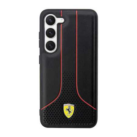 Ferrari Perforated 296P Collection - Etui Samsung Galaxy S23+ (czarny) (FEHCS23MPCSK)