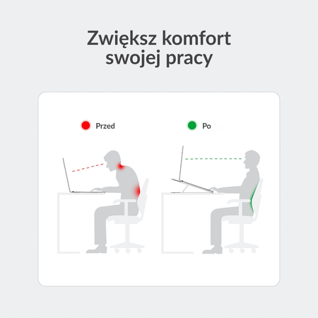 Orico Podstawka pod laptop max 17" składana aluminium (PFB-A2-SV-BP)