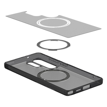 Spigen Ultra Hybrid Mag MagSafe - Etui do Samsung Galaxy S25 Ultra (Frost Black) (ACS08960)
