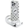 Karl Lagerfeld IML Crossbody Monogram Karl & Choupette Head MagSafe - Etui iPhone 16 Pro Max (przezroczysty) (KLHMP16XHCKCKLCT)