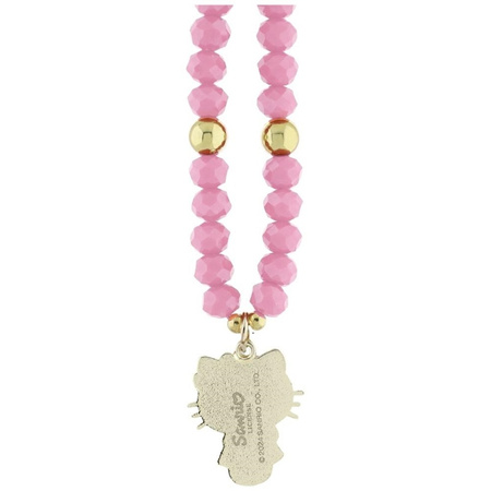 Hello Kitty Pearls and Beads Kitty Charm - Zawieszka do telefonu (różowy) (HKSTBEHP)
