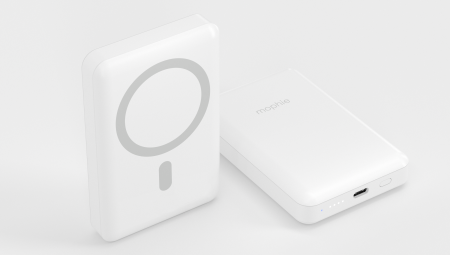 Mophie Battery Essential SNP+ powerstation 10K - magnetyczny powerbank kompatybilny z MagSafe 10000 mAh USB-C (white) (401115583)