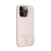 Guess Crossbody 4G Metal Logo - Etui iPhone 14 Pro (różowy) (GUHCP14LP4TDSCPP)