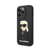 Karl Lagerfeld Silicone NFT Ikonik - Etui iPhone 14 Pro Max (czarny) (KLHCP14XSNIKBCK)