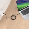 Belkin Kabel USB-C 240W + 20Gbps, 2 m  - czarny (INZ004BT2MBK)