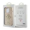 Guess Glitter Script Big 4G - Etui iPhone 13 Pro Max (złoty) (GUHCP13XHG4SGD)