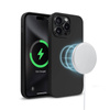 Crong Color Cover Magnetic - Etui iPhone 15 Pro MagSafe (czarny) (CRGCOLRMIP1561PBLK)