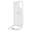 Karl Lagerfeld Crossbody IML Karl Head MagSafe - Etui iPhone 16 (przezroczysty) (KLHMP16SHCKHNT)