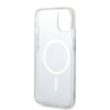 Guess Bundle Pack MagSafe 4G - Zestaw etui + ładowarka MagSafe iPhone 14 Plus (niebieski/złoty) (GUBPP14MH4EACSB)