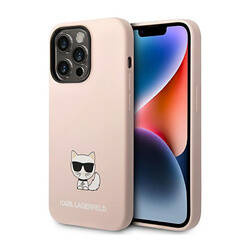 Karl Lagerfeld Choupette Body - Etui iPhone 14 Pro Max (jasnoróżowy) (KLHCP14XSLCTPI)