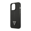 Guess Saffiano Triangle Logo Case – Etui iPhone 14 Pro (czarny) (GUHCP14LPSATLK)