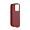 Karl Lagerfeld Diagonal Quilted Script - Etui iPhone 15 Pro Max (czerwony) (KLHCP15XPQDSMGR)