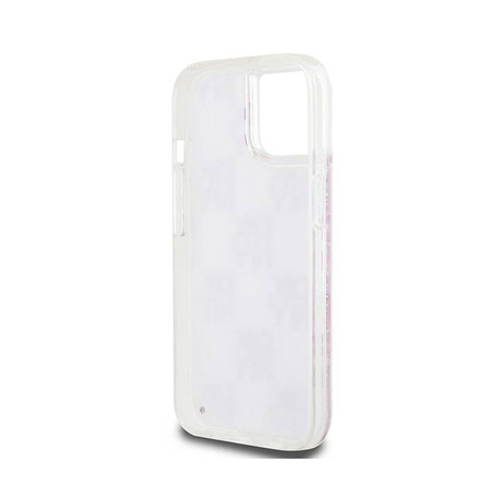 DKNY Liquid Glitter Multilogo - Etui iPhone 15 / 14 / 13 (różowy) (DKHCP15SLCPEPP)