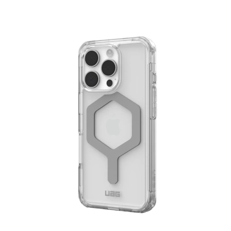 UAG Plyo Magsafe - obudowa ochronna do iPhone'a 16 Pro kompatybilna z MagSafe przeźroczysta/srebrna (114480114333)