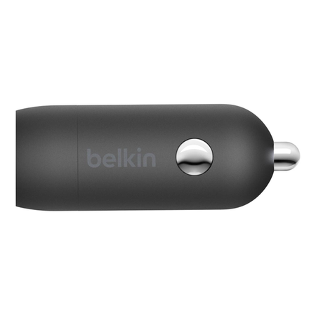 Belkin 30W USB-C PD PPS Car Charger w/1m PVC C-C - czarna (CCA004BT1MBK-B6)