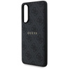 Guess 4G Ring Classic Logo MagSafe - Etui Samsung Galaxy S25 Edge (czarny) (GUHMS25EG4GFRK)