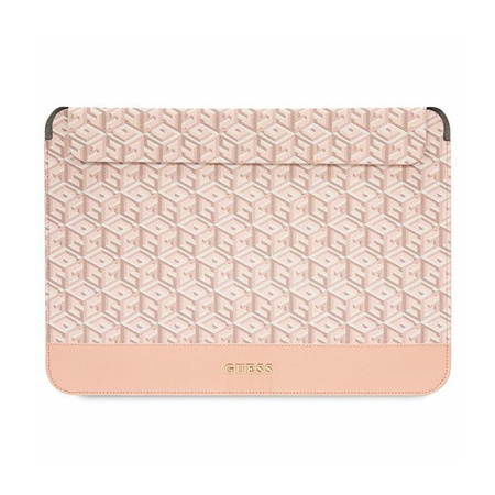 Guess GCube Stripes Computer Sleeve - Etui na notebooka 14" (Różowy) (GUCS14HGCFSEP)