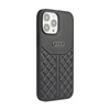 Audi Genuine Leather - Etui iPhone 13 Pro (Czarny) (AU-TPUPCIP13P-Q8/D1-BK)