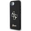 Guess Fixed Glitter Big 4G - Etui do iPhone 16e (czarny) (GUHCPSE4HG4SGK)