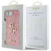 Guess Fixed Glitter Big 4G - Etui do iPhone 16e (różowy) (GUHCPSE4HG4SGP)