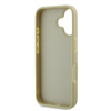 Guess Fixed Glitter Big 4G - Etui iPhone 16 Plus (złoty) (GUHCP16MHG4SGD)