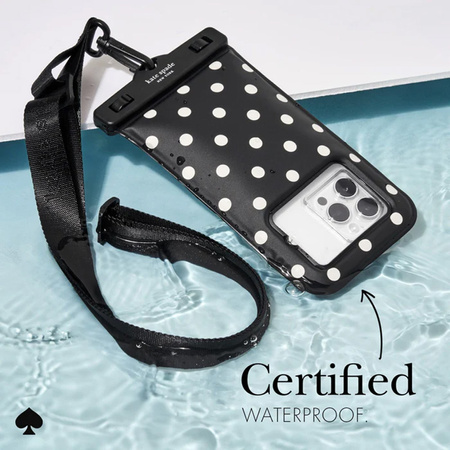 Kate Spade New York Waterproof Floating Pouch - Etui wodoodporne do smartfonów do 6.7" (Picture Dot) (KS053358)