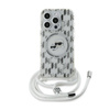 Karl Lagerfeld IML Crossbody Monogram Karl & Choupette Head MagSafe - Etui iPhone 15 Pro Max (przezroczysty) (KLHMP15XHCKCKLCT)