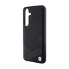 BMW Signature Leather Crossing Lines Pattern - Etui Samsung Galaxy S24 (czarny) (BMHCS24S23RCGPK)