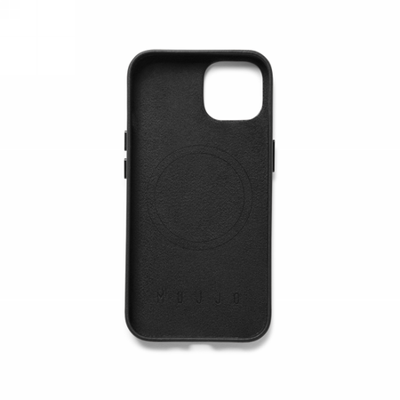 Mujjo Full Leather Case - etui skórzane do iPhone 14 Plus kompatybilne z MagSafe (black) (MUJJO-CL-025-BK)