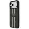Guess 4G Printed Stripes MagSafe - Etui iPhone 17 Pro Max (czarny) (GUHMP17XP4RPSK)