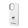 Karl Lagerfeld Silicone NFT Choupette - Etui iPhone 14 Pro Max (biały) (KLHCP14XSNCHBCH)