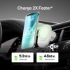 Belkin Ładowarka samochodowa 15W, magnetyczna, Qi2.0, zasilacz 20W, srebrna (WIC008BTGR-V2)