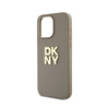 DKNY Wrist Strap Stock Logo - Etui iPhone 15 Pro Max (beżowy) (DKHCP15XPBSWSE)