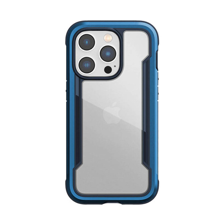 X-Doria Raptic Shield - Etui aluminiowe iPhone 14 Pro (Drop-Tested 3m) (Marine Blue) (494083)