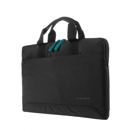 Tucano Smilza Super Slim Bag - Torba MacBook Pro 14” / Air 15” / Pro 13" /Air / Notebook 14” / 13” (czarny) (BSM1314-BK)