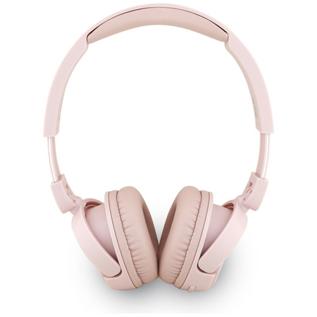 Guess Metal Logo Script - Bezprzewodowe słuchawki nauszne Bluetooth V5.3 (różowy) (GUBHV6SCP)