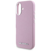 Karl Lagerfeld Saffiano Full Wrapped Elongated Metal Logo MagSafe - Etui do iPhone 16 (różowy) (KLHMP16SPSAFWMCP)