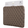 Guess 4G Zipper Pocket Triangle Logo Sleeve - Etui na notebooka 14" (brązowy) (GUCS14ZP4DPTW)