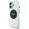 Guess IML Metal Colored Circle Classic Logo MagSafe - Etui do iPhone 16 (czarny) (GUHMP16SHTDRCEDK)