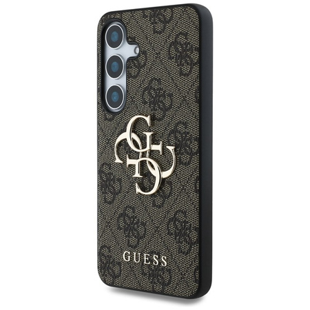 Guess Big 4G Logo Classic Logo - Etui do Samsung Galaxy S25 (brązowy) (GUHCS25S4GMGBR)
