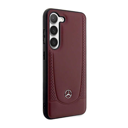 Mercedes Leather Urban Line - Etui Samsung Galaxy S23 (czerwony) (MEHCS23SARMRE)