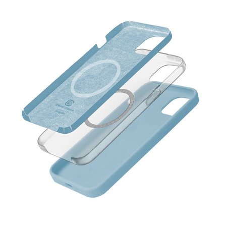 Crong Color Cover Magnetic - Etui iPhone 15 MagSafe (niebieski) (CRGCOLRMIP1561LBLU)