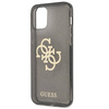 Guess Glitter 4G Big Logo - Etui iPhone 12 Pro Max (czarny) (GUHCP12LPCUGL4GBK)
